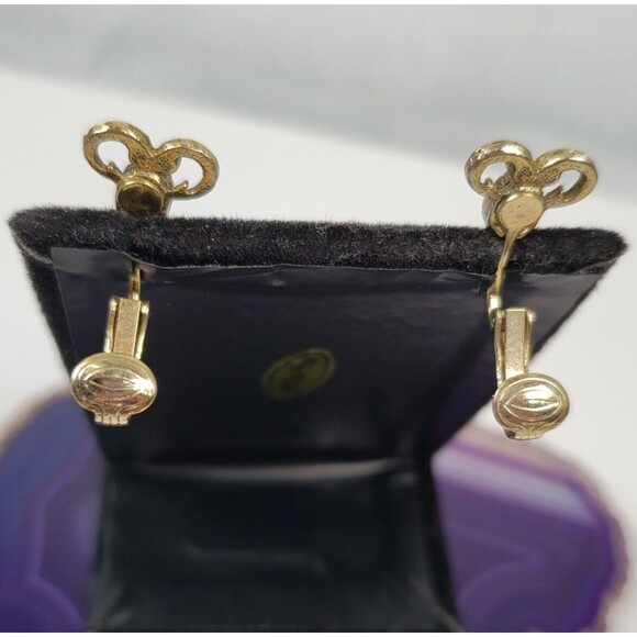 Vintage 1970's Sarah Conventry Contessa Faux Fire Opal Bracelet Brooch Clips Set - Picture 13 of 16